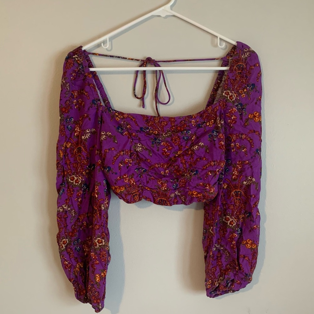 URBAN OUTFITTERS Going Out Crop Top (XS, Purple)